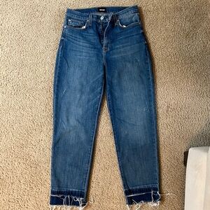 Hudson Zooey high rise straight crop